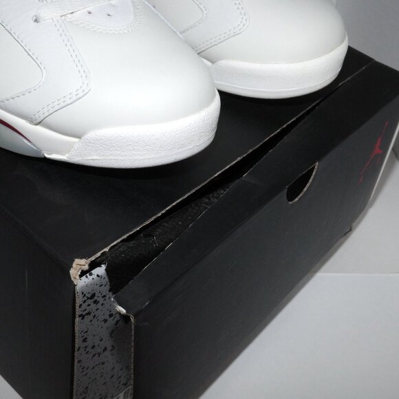 2015 Air Jordan 6 Retro Maroon 384664-116 US 11.5 DS Brand New Damaged Box - Picture 11 of 13